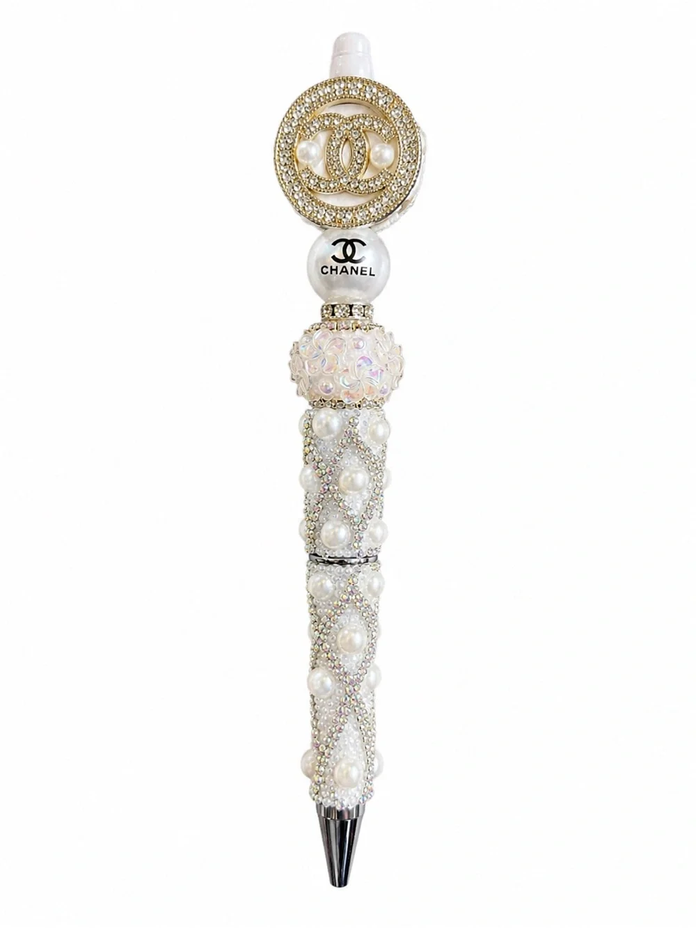 Pearl Rhinestone Embellished Glam Pen Luxury Inspired Coquette Statement Gift
